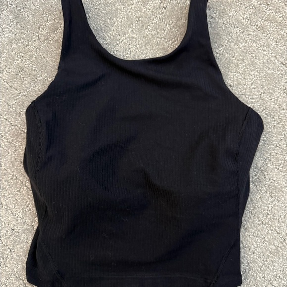 lululemon athletica Black Ribbed Tank Top - Picture 2 of 4
